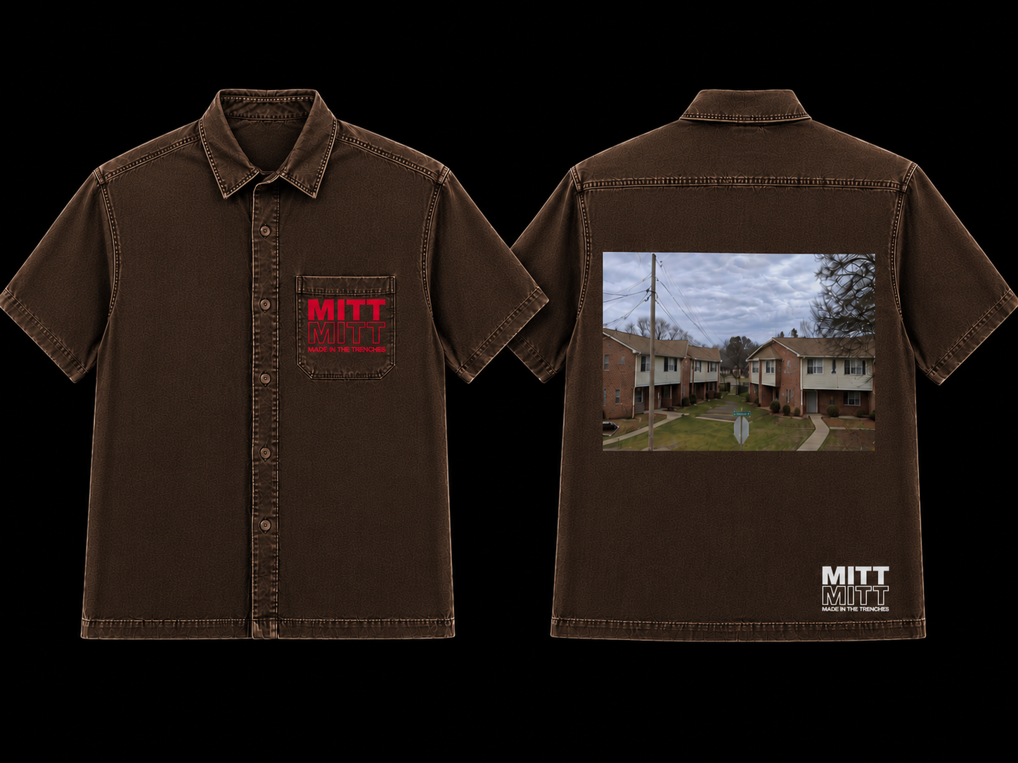 Short Sleeve Button Down Shirt - College Park PJ