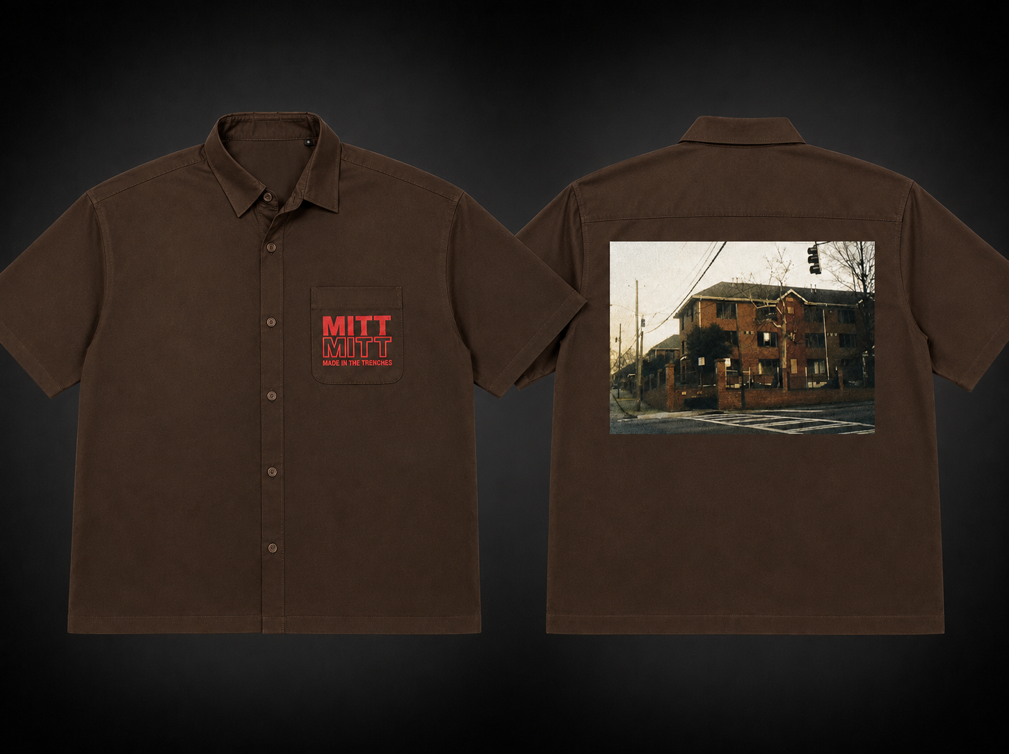 Short Sleeve Button Down-Herndon Homes